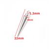 10PCS Retro Cone Charms Pendants No Fade Stainless Steel Bullet Spike Bead Charm for Necklace Earring Jewelry Making Findings