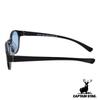 Captain Stag Sunglasses with Plastic Men's Case, Frame, Black, CS-013-1-EH-72