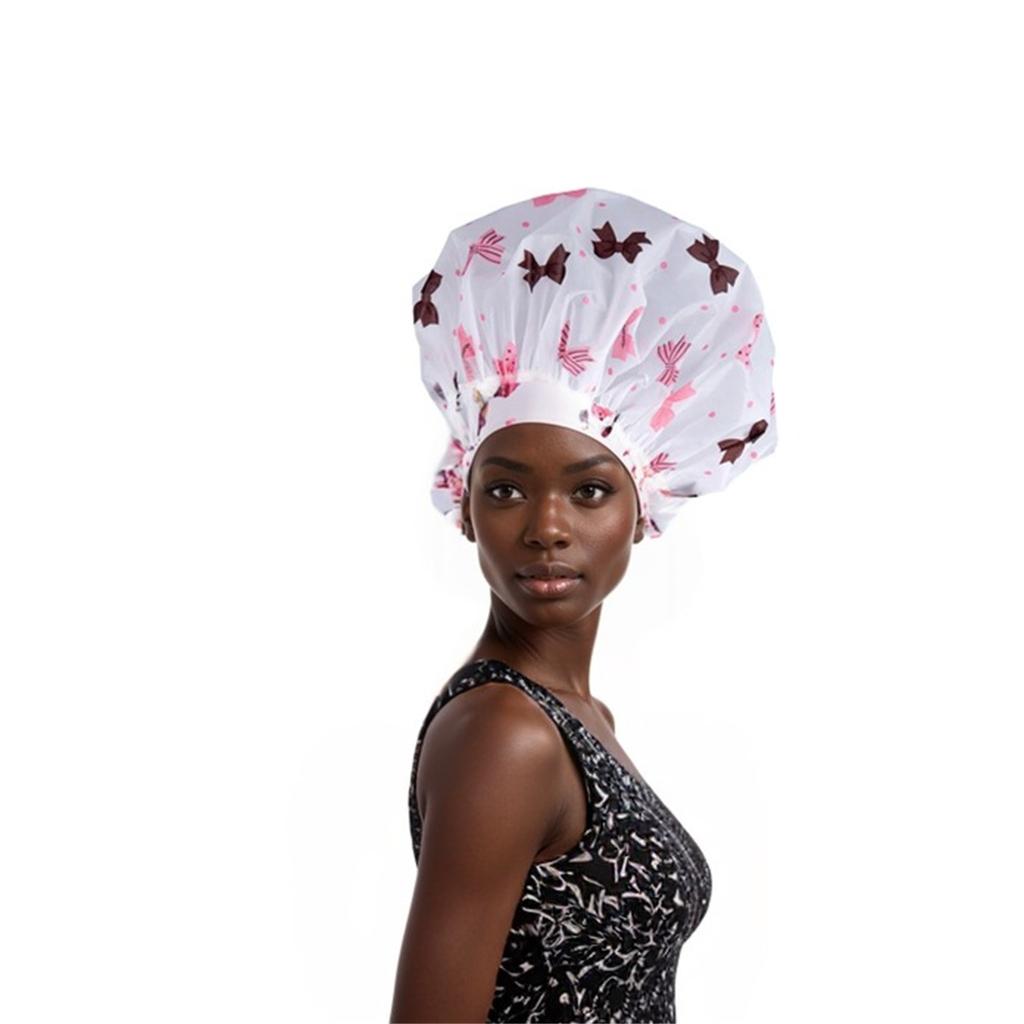 2 extra große Badekappen, perfekt für jede Haarlänge und -dicke, wasserdicht