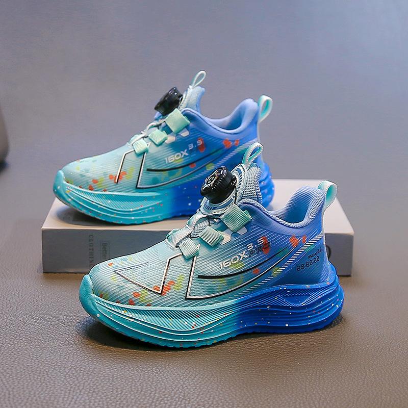 Children's Sports Shoes Breathable Boys' Running Shoes Spring and Autumn New Ins Mesh Shoes Shock-absorbing Soft-soled Boys' Casual Shoes