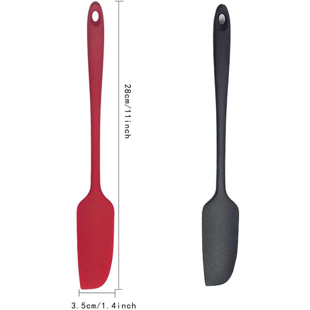 Butter Silicone Baking Long Handle Heat Resistant Jar Spatula Jam Scraper Dispenser Baking Tool