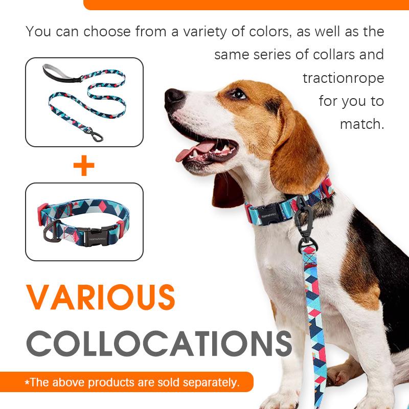 Dog Collar Adjustable Soft Nylon Pet Collar Heavy Duty With Metal Buckle For Small Medium Large Dogs Walking Outdoor