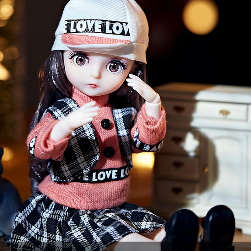 

12 Кукла Bjd Созвездие Шарошарнирная Полный Комплект С Одеждой Мягкий Парик Голова Винил Pisces