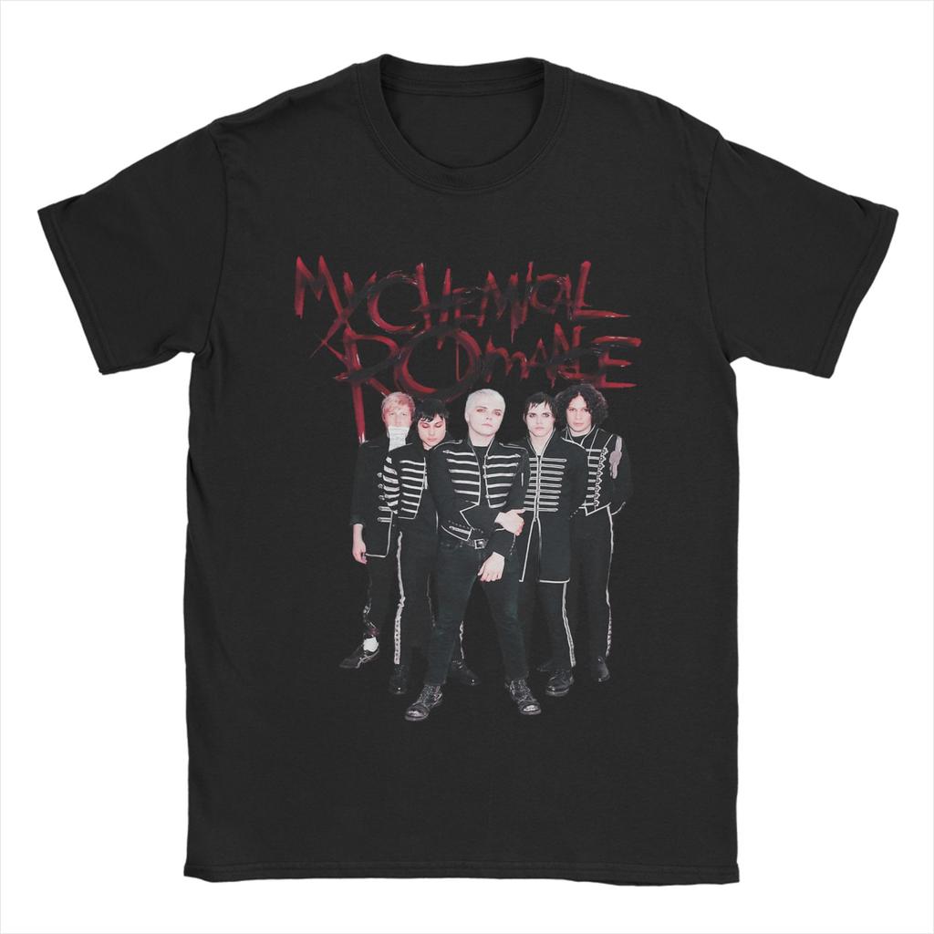 My Chemical Rounisexce Unisex Unisex T Shirts Vintage Punk Emo Rock Band Vintage Tees Short Sleeve TShirt 100 Cotton Summer Clothes