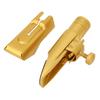 Eb Alto Sax Mouthpiece Sliding Cover Brass Frosted 6C Saxophone Mouthpiece Replacement for