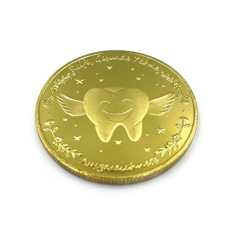 1 Piece Twinkle Tooth Fairy Collectible Golden Plated Souvenir Gift From The Tooth Fairy Coin Collection Gift Commemorative Coin
