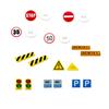 10PCS Print Beverage Top Pattern 1x1 Round MOC Building Blocks Tile Construction Classic Brick Toys Kids Learning Education