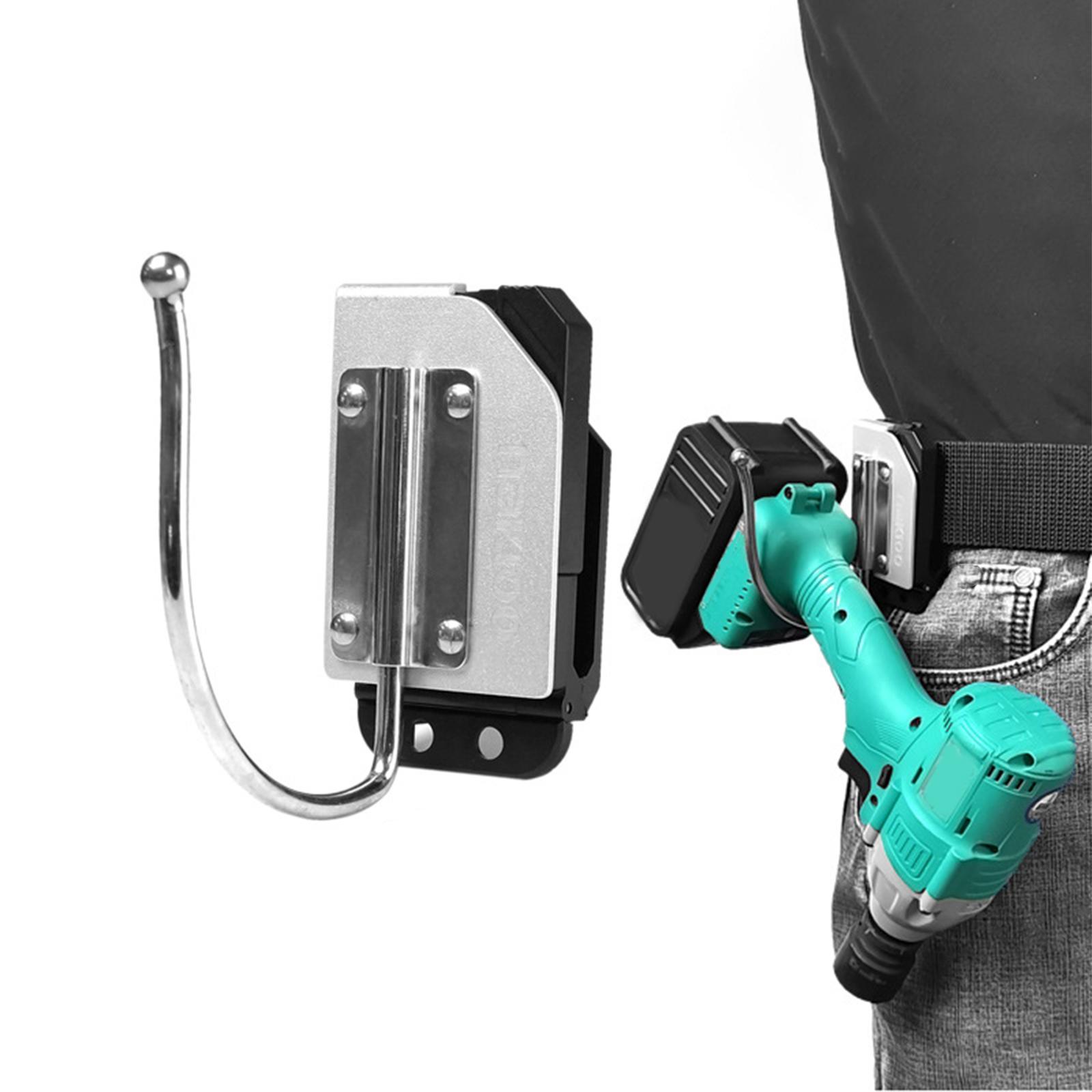 Tool Belt Clip Organizer Quick Response Work Belt Hook Attachment for Repairs Electricians Carpenters Mechanics