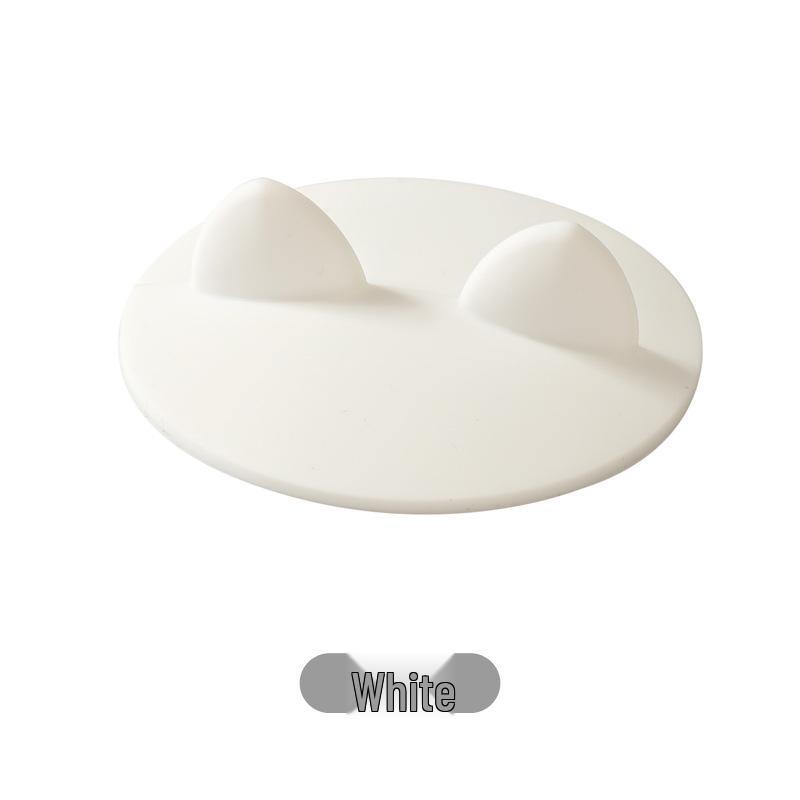 Silicone 3D Cat Ears Cup Lid - Leak & Dust Proof for Coffee & Glass Cups