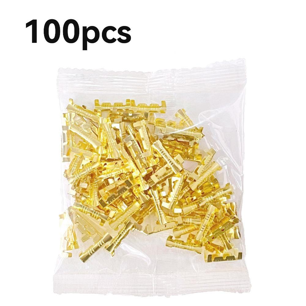 100Pcs Small Tooth U-shaped Terminal 453 Cable Connectors New Wire Quick Connector Terminal