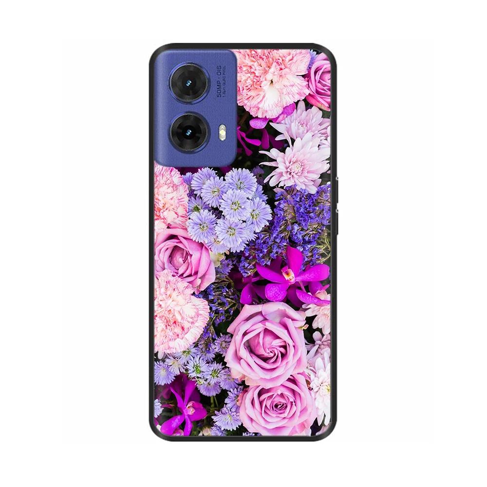 For Motorola Moto G85 Case Butterfly Soft Matte Silicone Back Cover For Moto G85 5G Cases MOTOG85 G 85 5G Funda Full Phone Coque