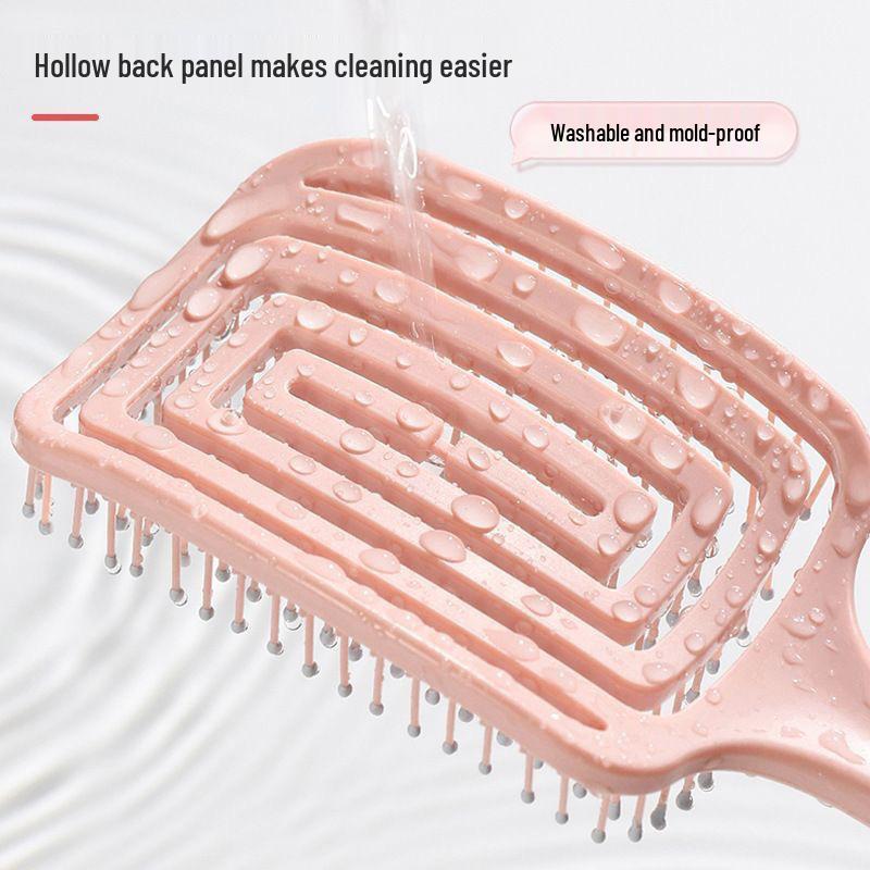 Fluffy Styling Skeleton Massage Comb for Women - Air Cushion KT Hairdressing Comb