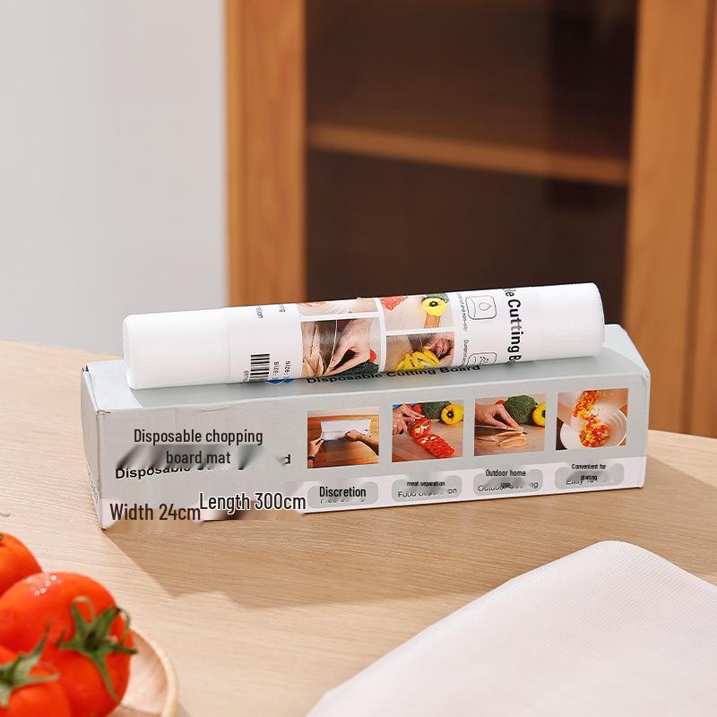 Mold-Proof Disposable Cutting Board Mat for Vegetables & Fruits - Cuttable, Portable, Plastic for Home & Outdoor Use