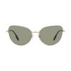 Burberry Letter Engraved Metal Irregular Frame Sunglasses Women Sunglasses Gold BE31441109