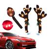 Car Reindeer Antler Set Christmas Decoration LED Luminous Antlers Ornaments LED Luminous Car Reindeer Antlers Christmas Decor