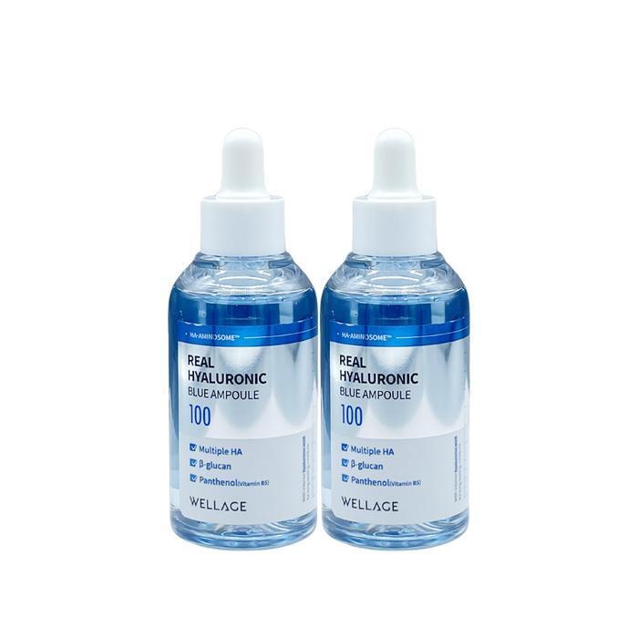 

1+1 WELLAGE Real Hyaluronic Blue 100 Ampoule 60ml (27407979)
