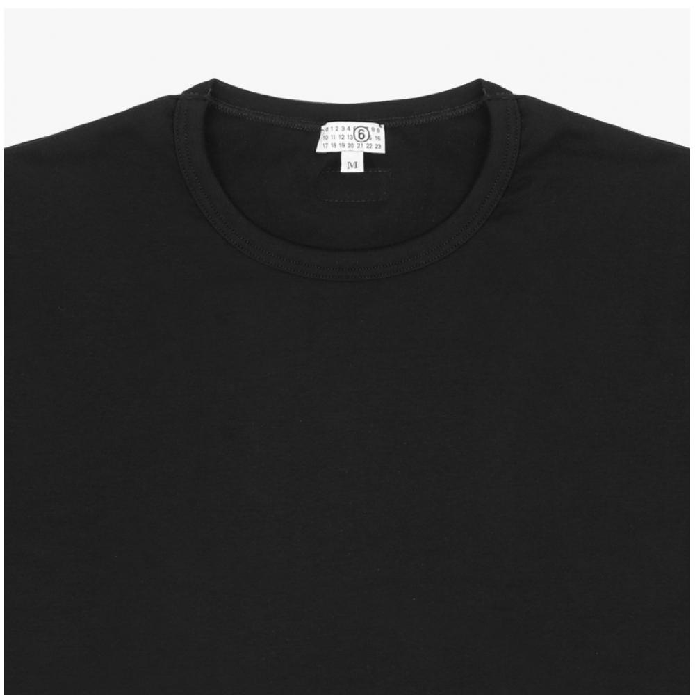 Maison Margiela Men Mjm200020 001 Mm6 Numbering Logo Patch Short Sleeve Underwea
