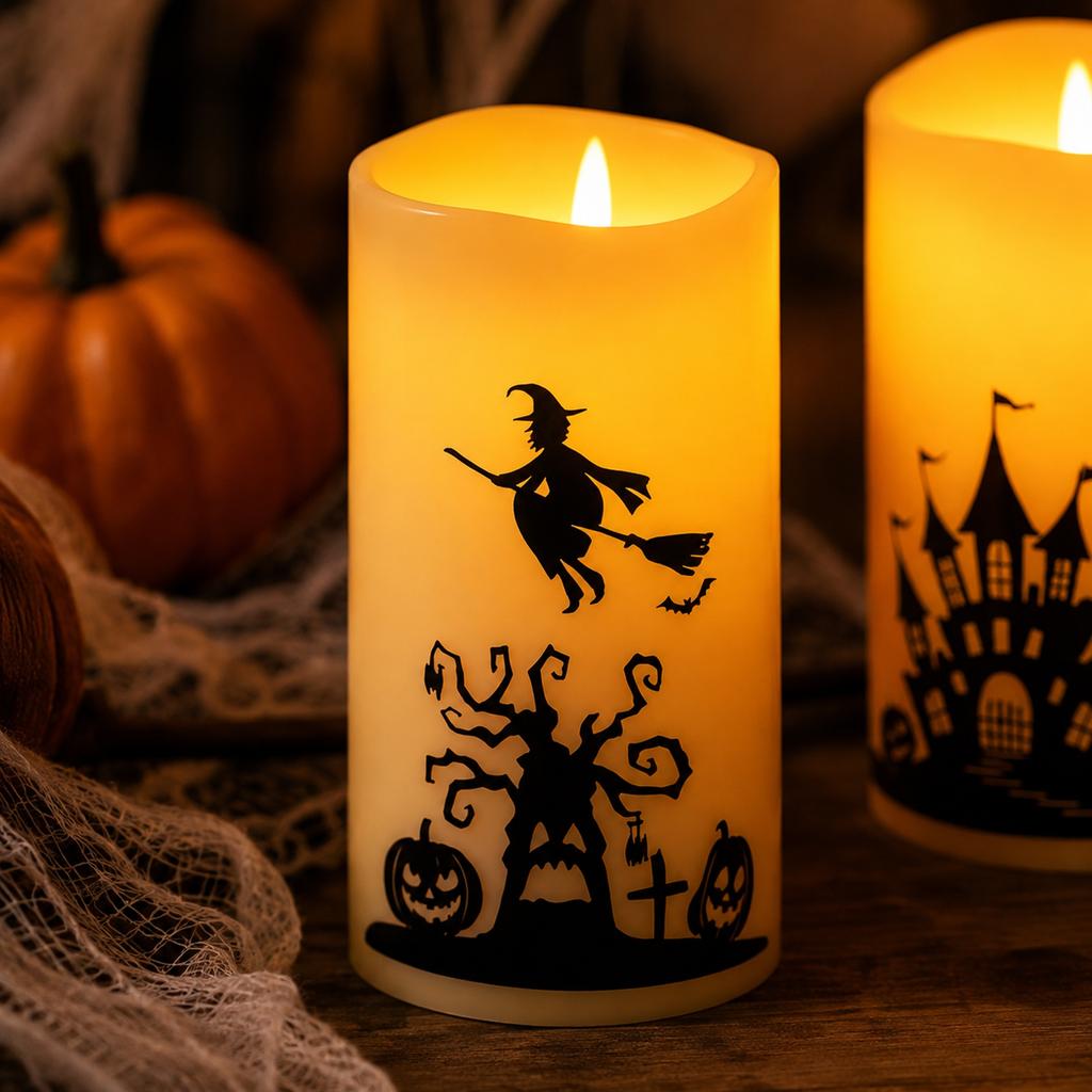 Candle Lights for Halloween Party Decorations, Ambient Lighting for Scene