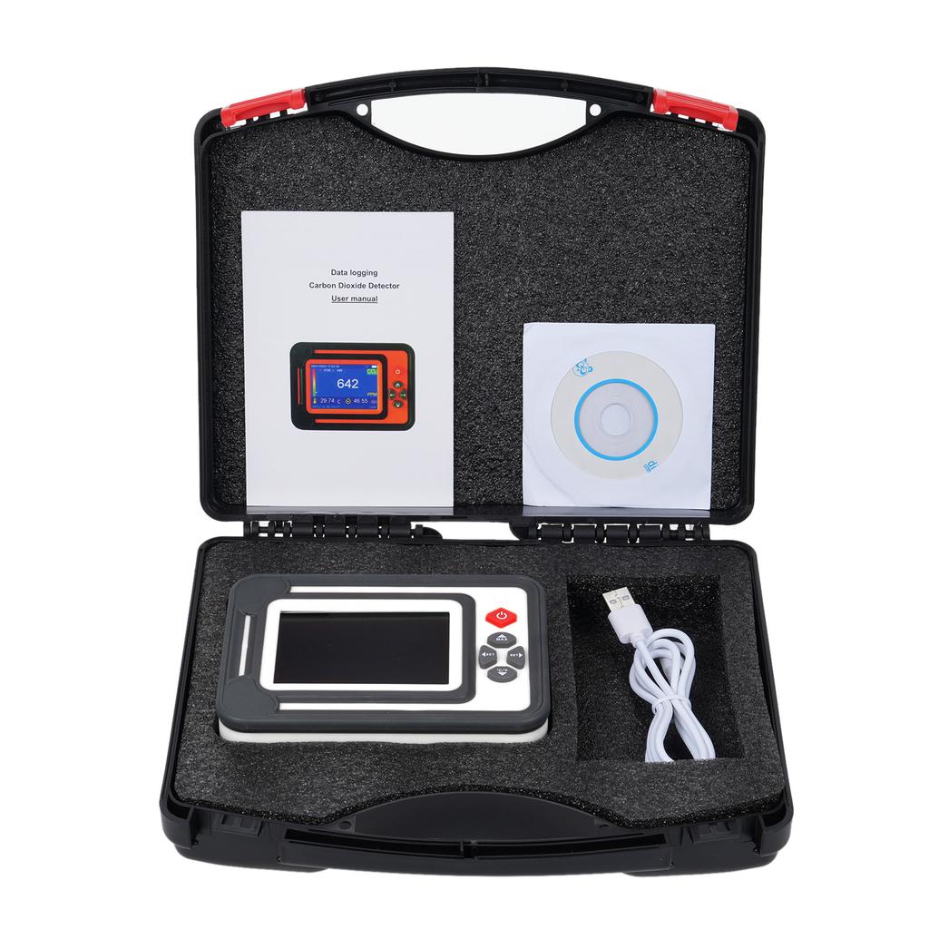 3 in 1 Carbon Monoxide Detector Digital CO2 Monitor CO2 Meter Gas Analyzer Detector 9999PPM CO2 Anal