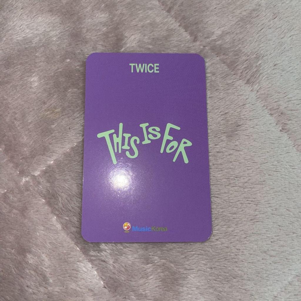[USED] TWICE Momo THIS IS FOR MUSICKOREA Digipack