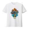 Vintage Splash Mountain T Shirt Gray Size S M L XL HNS vintage Washed Comfortable streetwear Breathable graphic