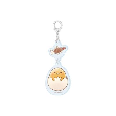 Gudetama 03 Gudetama C Design [Graph Art Illustration] Linked Acrylic Keychain