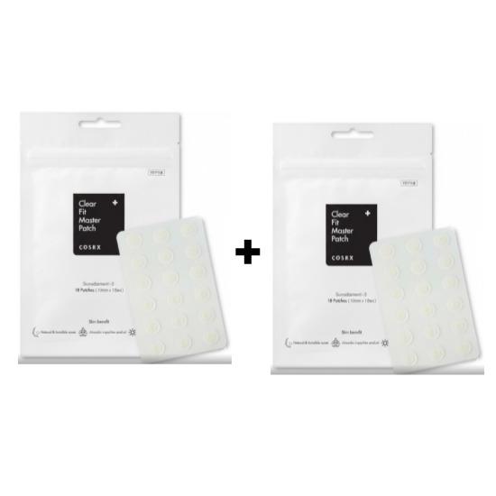 COSRX Clear Fit Master Patch 10mm X 18 Patches (1 Pack)