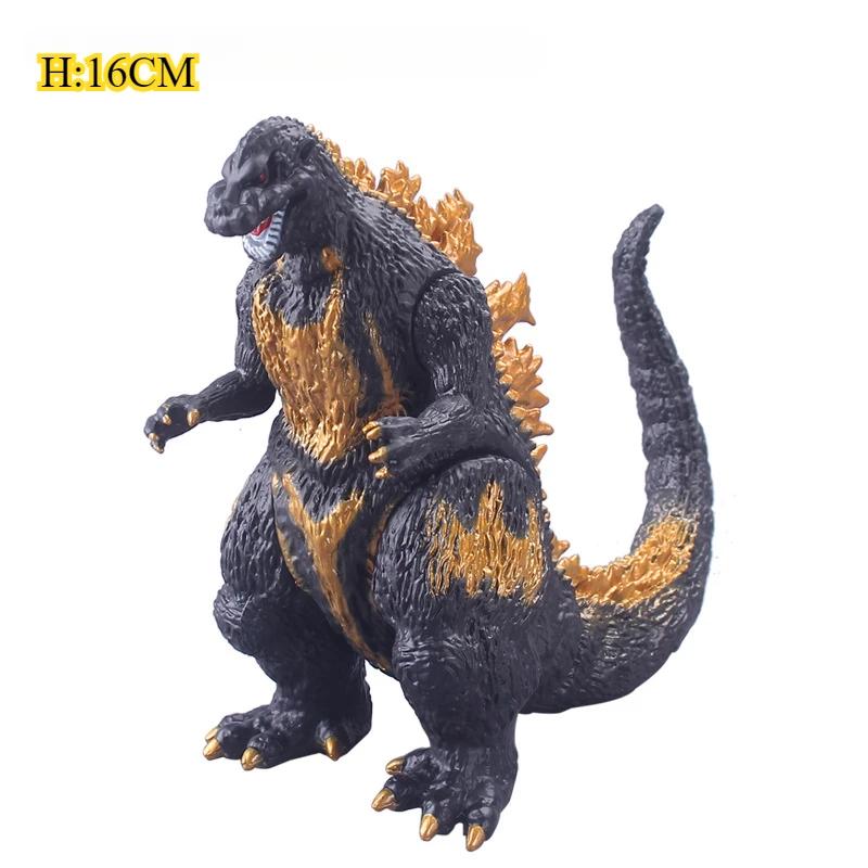 Anime Movie Godzilla Series Action Figure burning godzilla VS King of Monsters PVC soft rubber model Joint mobility Kid Toy Gift