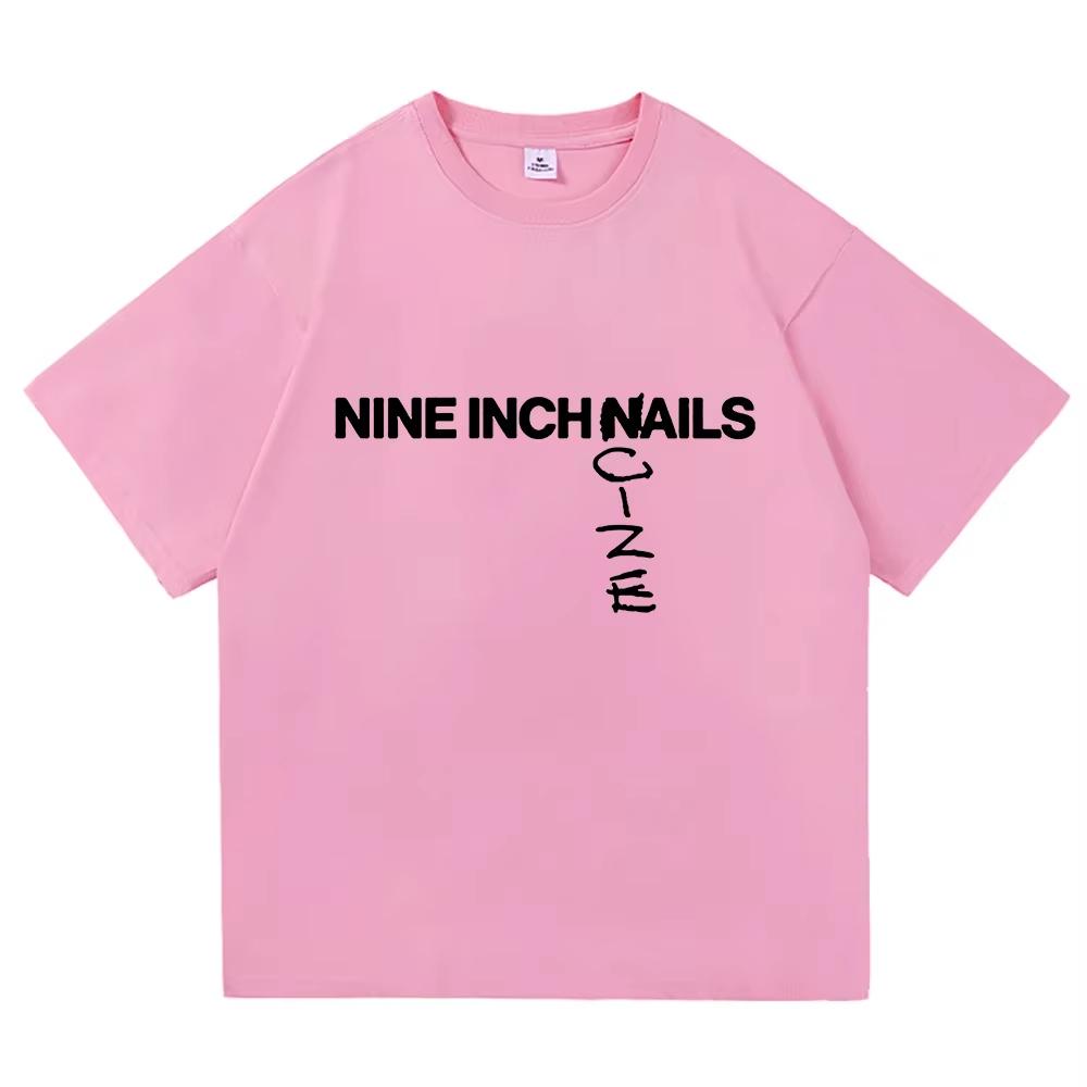Camisetas con Diseño de Nine Inch Nails y Boys Noize Camiseta del Álbum Nine Inch Noize Algodón Camisetas para Hombres y Mujeres Tops