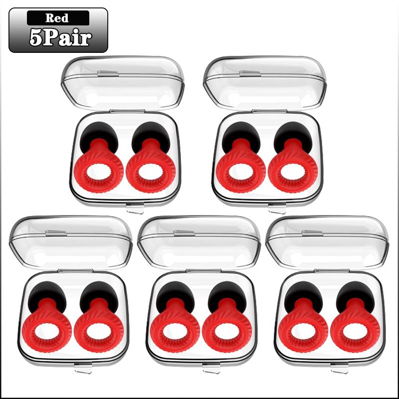 20 Paar Schallschutz Silikon Schlaf Anti-Geräusch Ohrstöpsel Schlaf Schlaf Spezial Anti-Lärm Lernen Ohrstöpsel Geräuschunterdrückender Ohrstöpsel