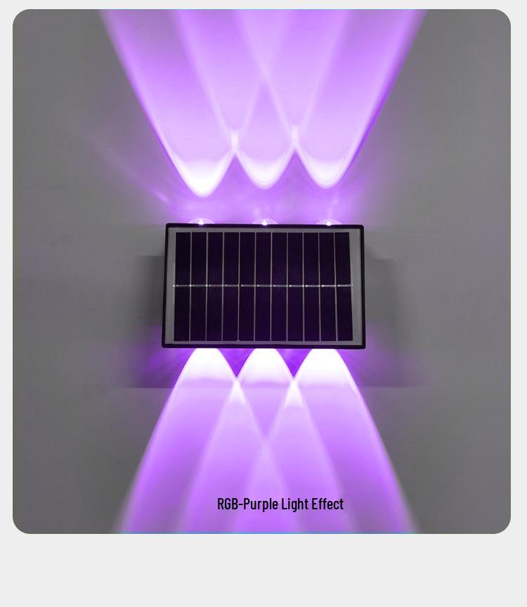 Solar Wall Light for Villa, Courtyard, Garden, Patio, Balcony, Stairway, Hallway, and Decorative Use