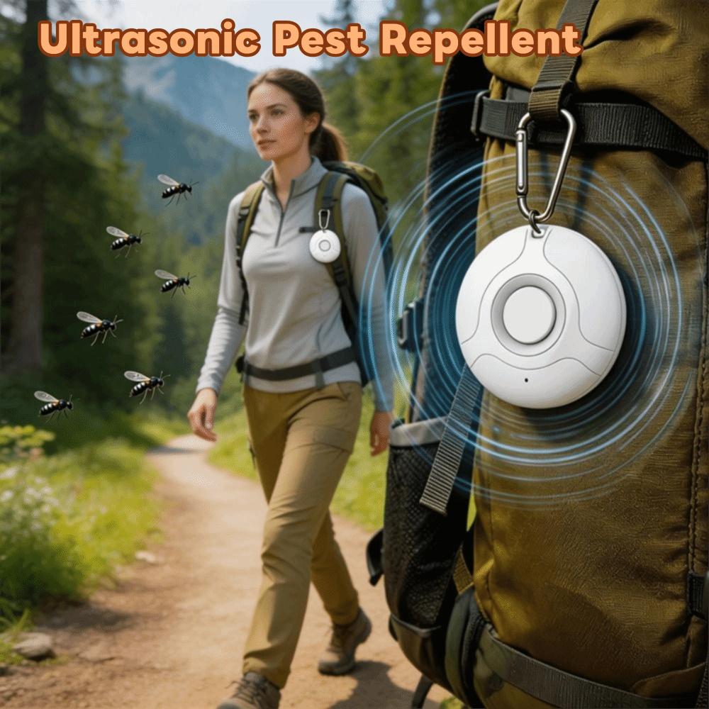 Electronic Portable Ultrasonic Pest Repellent Mini Pet Deworming Pendant Mosquito Repeller Dog
