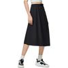 Anta Mode Schnelltrocknend Sport Schlankmachend Unregelmäßig Lässig Langer Rock Damenröcke Basic-Schwarz 162427208-3