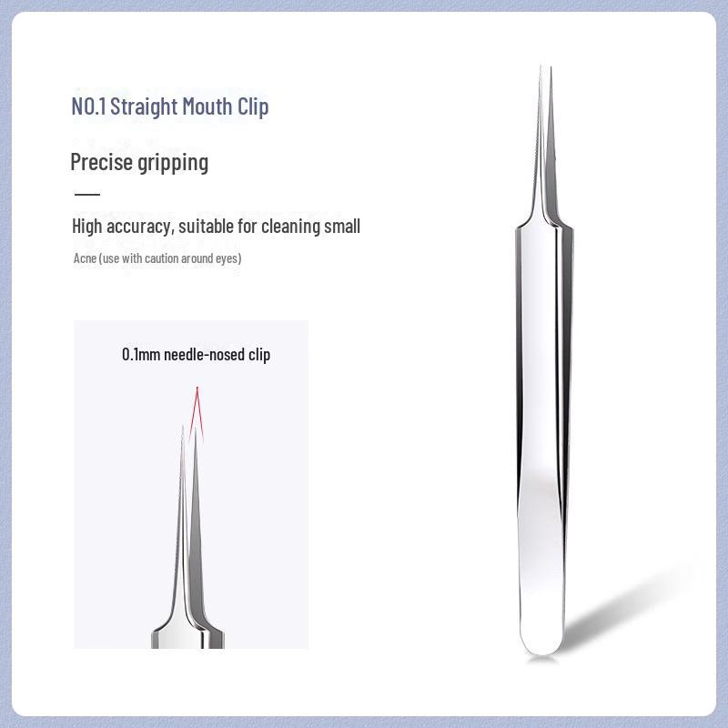 Acne Needle and Tweezers Set for Blackhead Removal