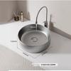 Bathroom Counter Top  Ceramic Sink Rectangular Lavatory Porcelain White Wahsbasin