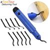 Kit d'outils d'ébavurage pour réparation de métaux avec poignée NB1100, fraise rotative BS1010, outil manuel pour enlever les lames en bois et en plastique