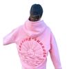 European Coconut Embroidered Drop Shoulder Hoodie