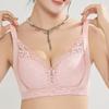 French Lace Bra Women's Gathering Bra Breast Collection Anti Sagging No Steel Ring Adjustable Thin Bra
