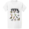 Gildan 5000 Tit Birds Vintage tričko 90. let - Vtipné retro tričko jako dárek pro pozorovatele ptáků