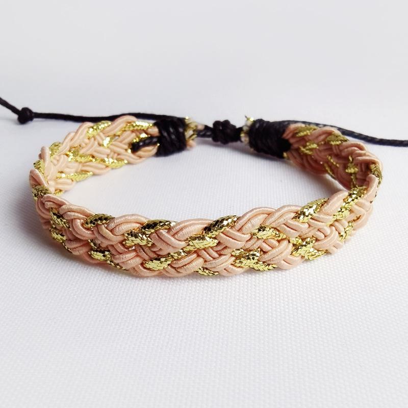 Original Series Handmade Woven Bracelet: Elegant, Personalized Street Fashion Jewelry.