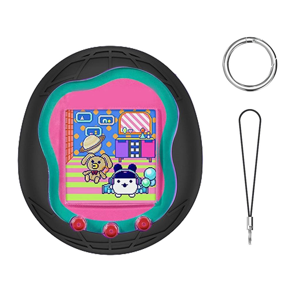 Silicone Case Protective Skin Cover Scratch Resistant Travel Carry Pouch Sleeve Compatible For Tamagotchi Uni Game Machine