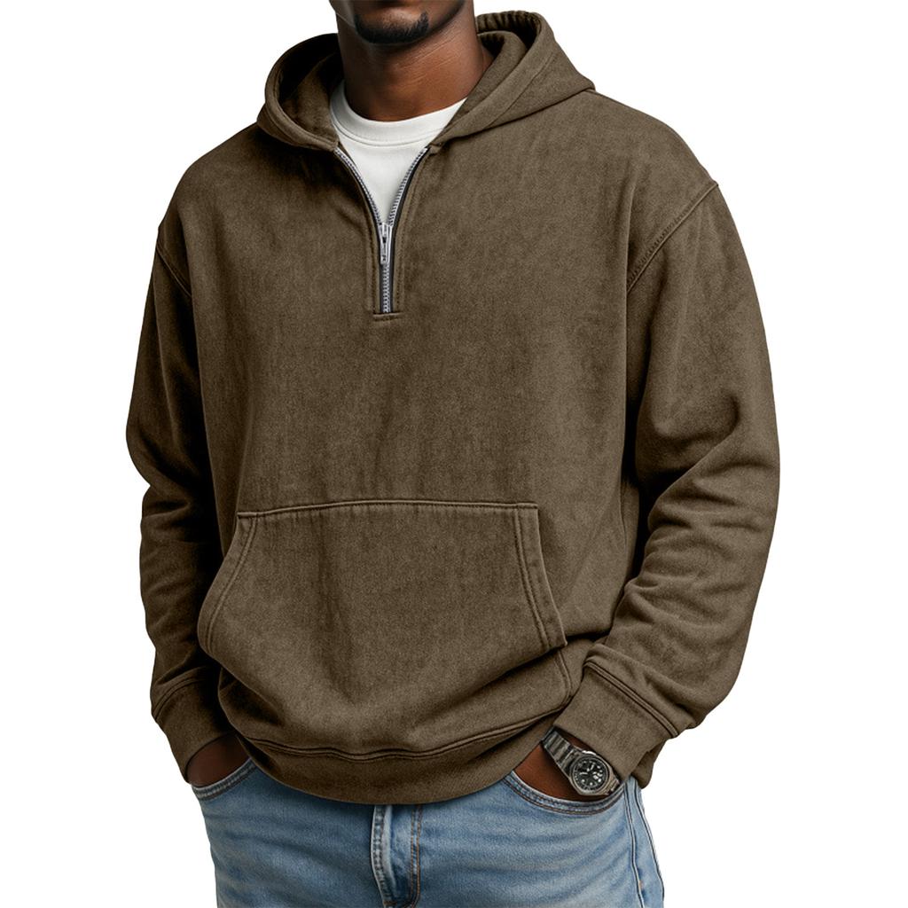 Men's 1/4-Zip Hooded Sweatshirt