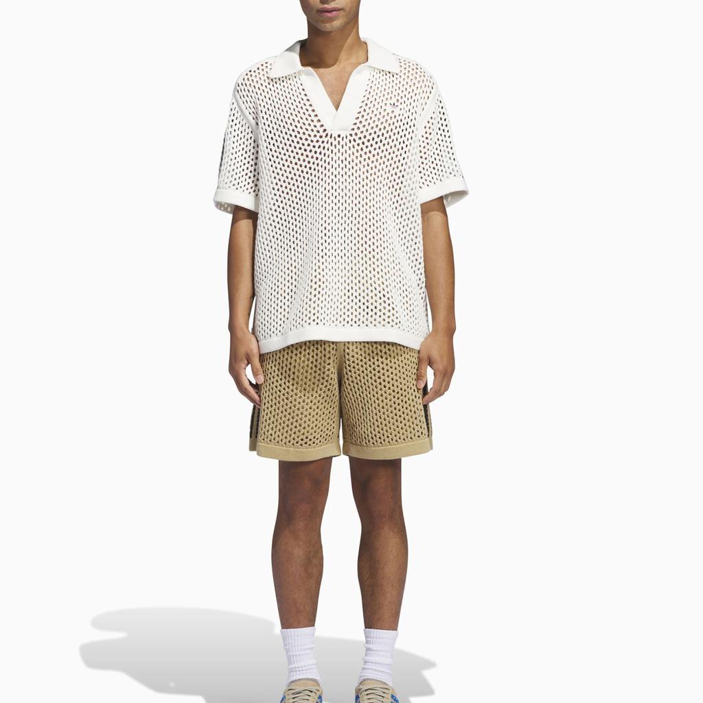 adidas X Edison Chen Crochet Shorts Brown Unisex Streetwear JD7114