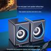 Compact Wired Desktop Speakers with Mini Subwoofer for Laptop and Musical Instruments
