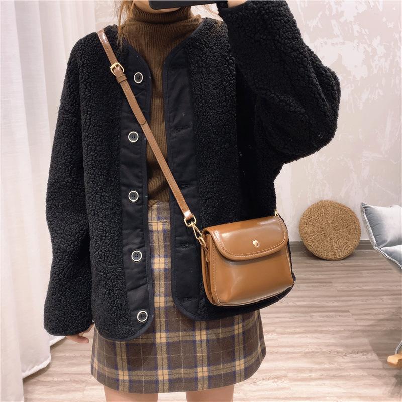 

Модели осень-зима, утепленные куртки с добавлением хлопка, круглый вырез, длинные рукава, свободные и универсальные крои, интегрированный мех, взрывные ленивые женщины S