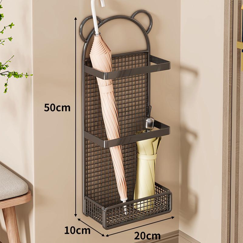 Punch-Free Panda Umbrella Stand - Creative & Water-Draining Storage for Entryway