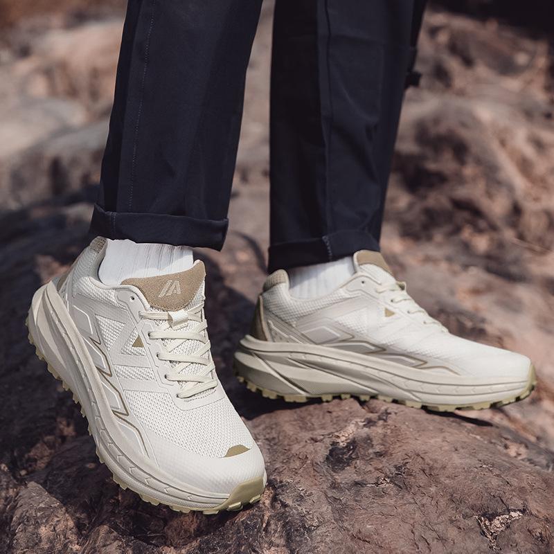 Popular hiking shoes men's large size wide last wide palm walking shoes outdoor light breathable camping hiking shoes