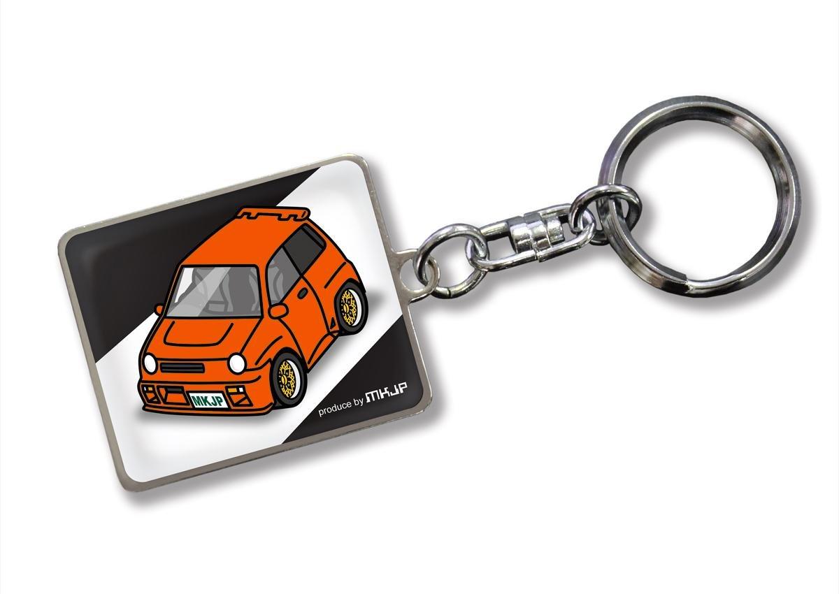 

Custom Keychain Honda City AA VF Type Black Car Orange [MKJP] Base Color