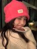 Pile Cap Skullies Beanie Japanese Hat Fake Fur Caps Candy Colored Wool Hat Knitted Hat Skiing Cap Big Hat Korean Hat Mohair Hat