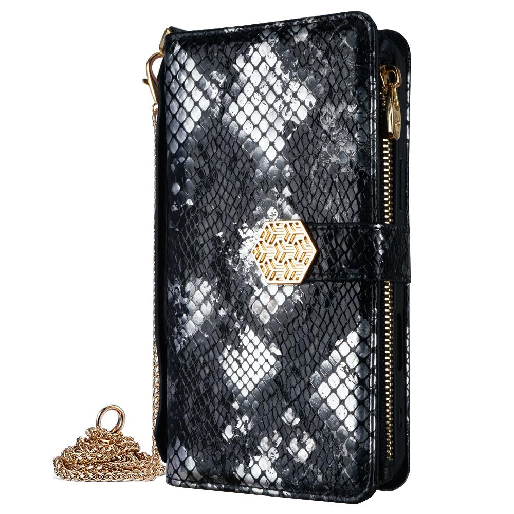 Crossborder Tecno Spark30 & Itel A50C Leather Flip Crossbody Protective Case Itel Vision 1 Pro чёрный